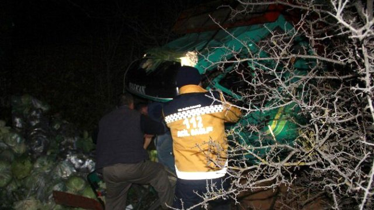 Kaza Yapan Kamyon Sürücüsü, Gözyaşlarını Tutamadı