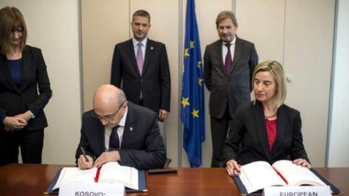 Kosova ile AB Arasında İmzalanan İstikrar ve Ortaklık Anlaşması 20 Ocak\'ta Avrupa Parlamentosu\'nda
