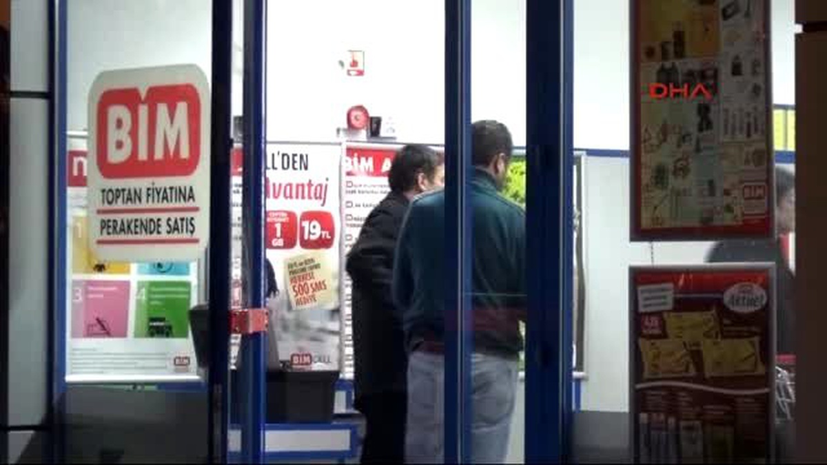 Adana Silahlı Maskeli Market Soygunu Girişimi