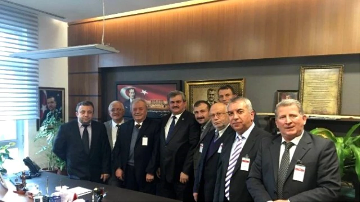 Alaplı Ziraat Odası, Milletvekili Çaturoğlu\'nu Ziyaret Etti
