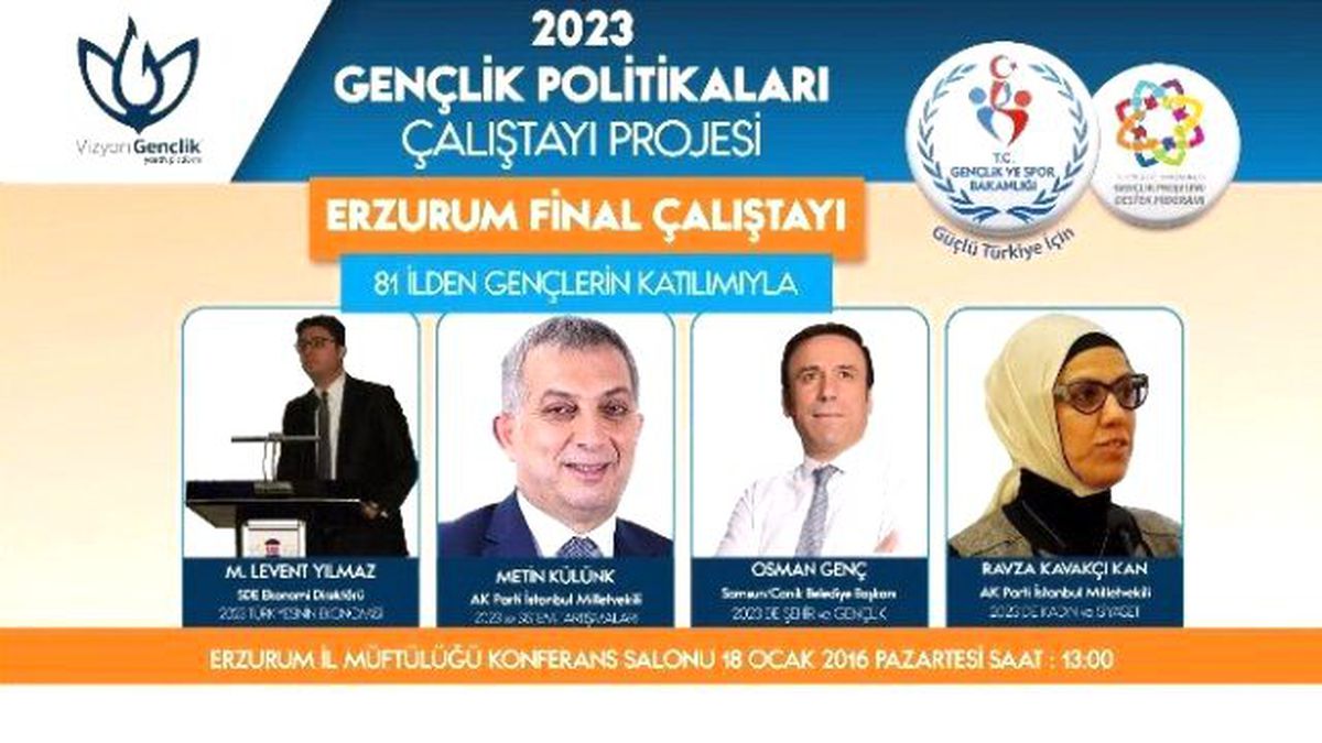 Başkan Genç, Erzurum\'da 2023\'ü Anlatacak