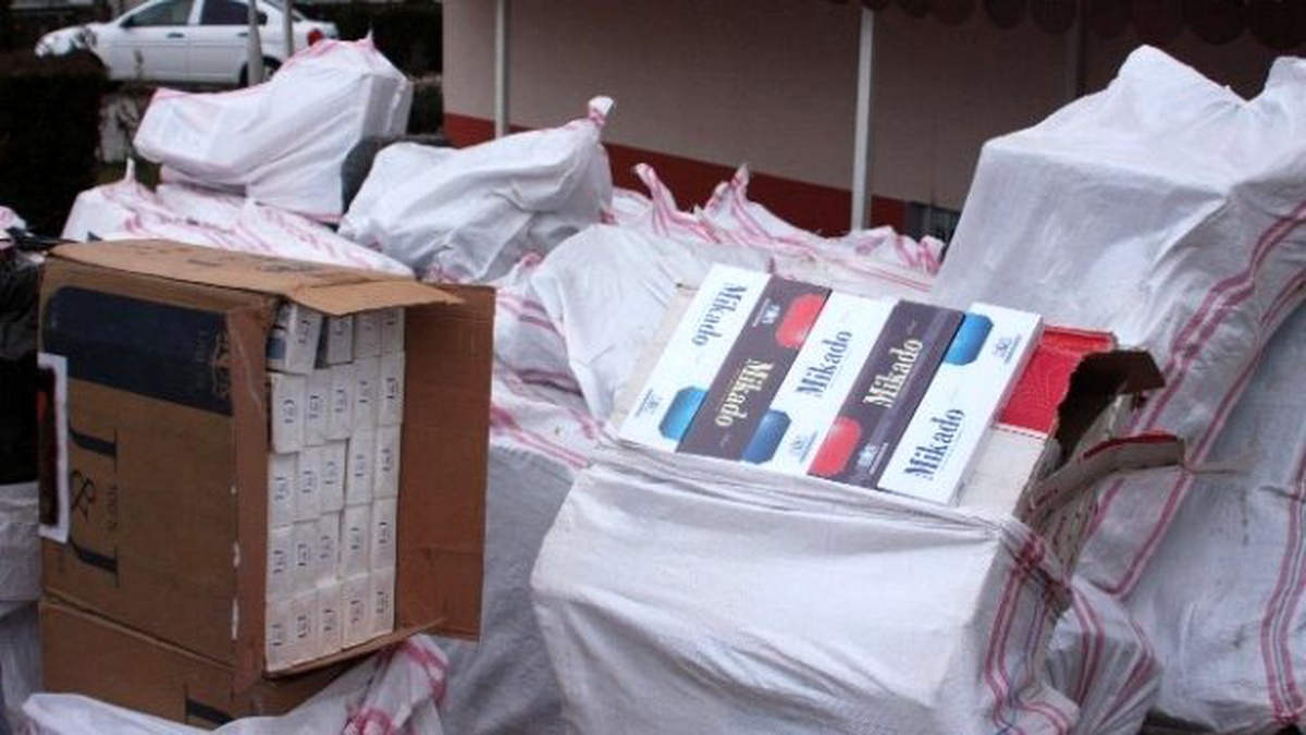 Fıstık Kabuğu Arasından 50 Bin Paket Kaçak Sigara Çıktı