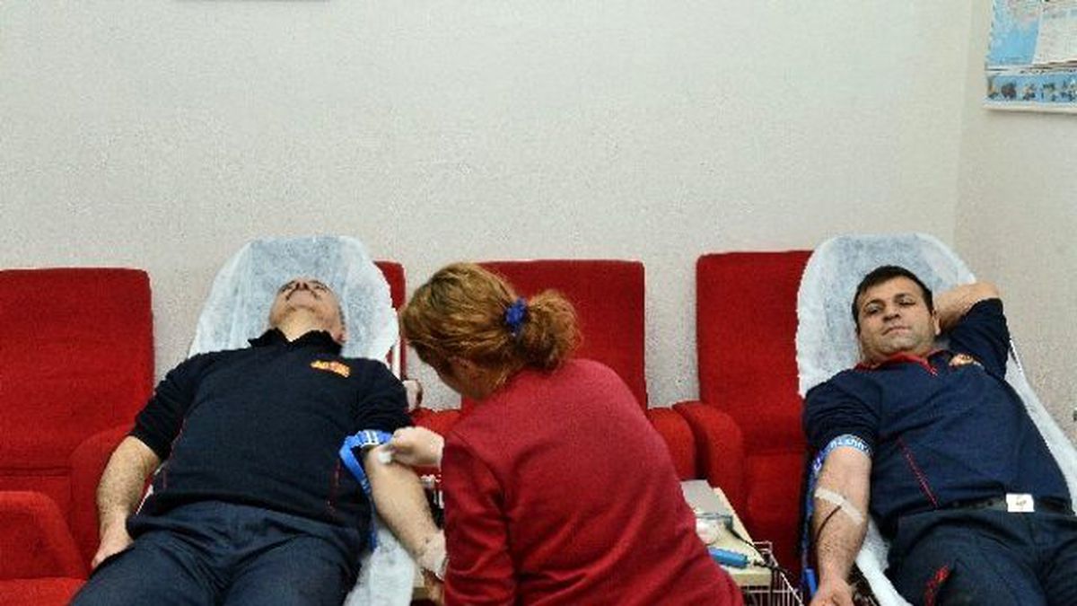 İtfaiyeden Kan Bağışı