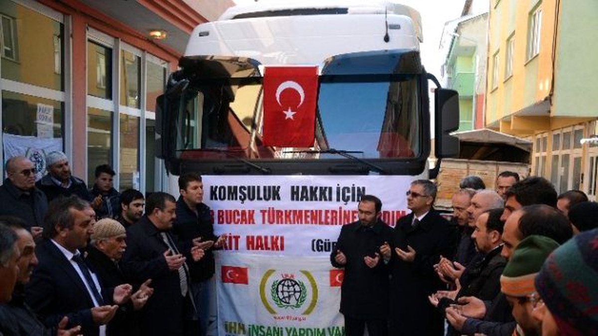 Kelkit\'ten Bayırbucak Türkmenlerine 50 Ton Un