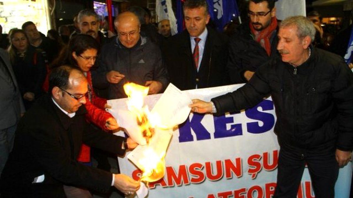 Kesk\'ten Bordro Yakma Eylemi