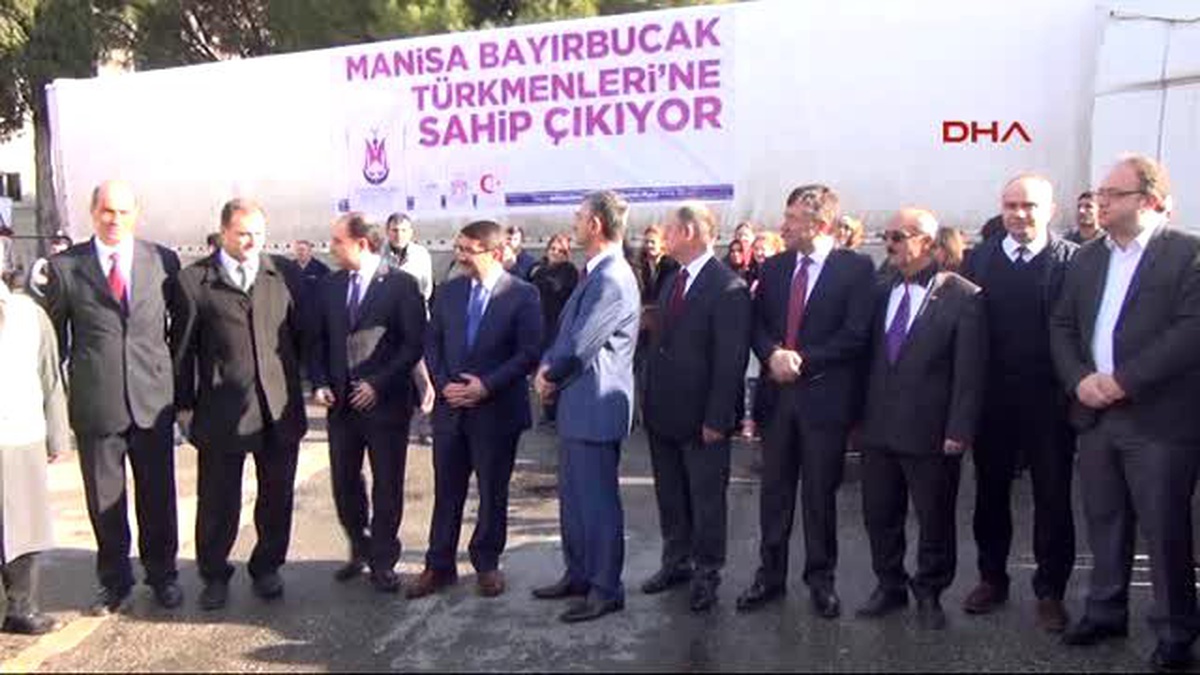 Manisa Bayırbucak Türkmenlerine Manisa\'dan 7 Tır Yardım