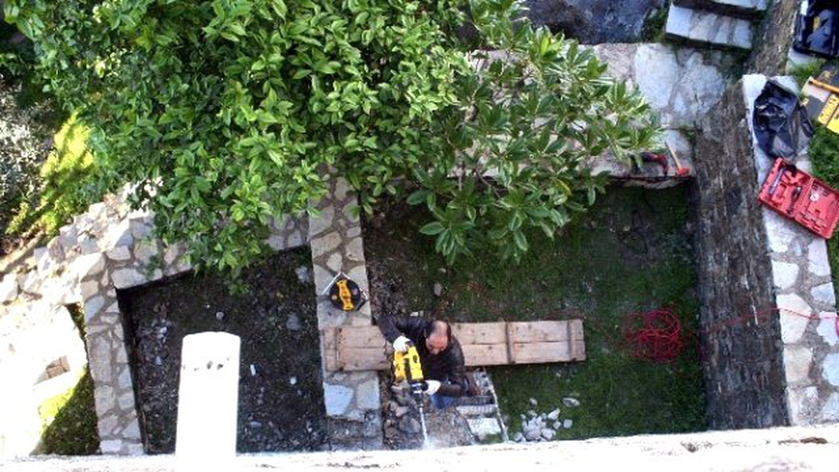 Tarihi Marmaris Kalesine Matkap Darbesi