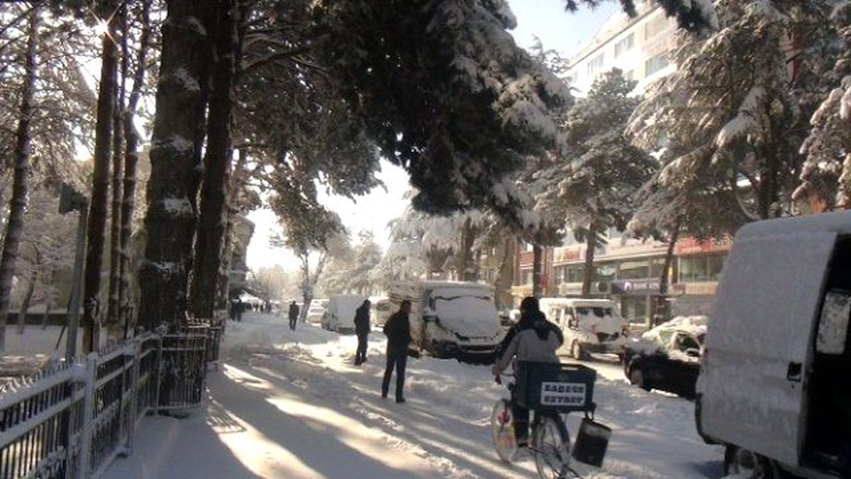 Tatvan\'da Kar Yağışı