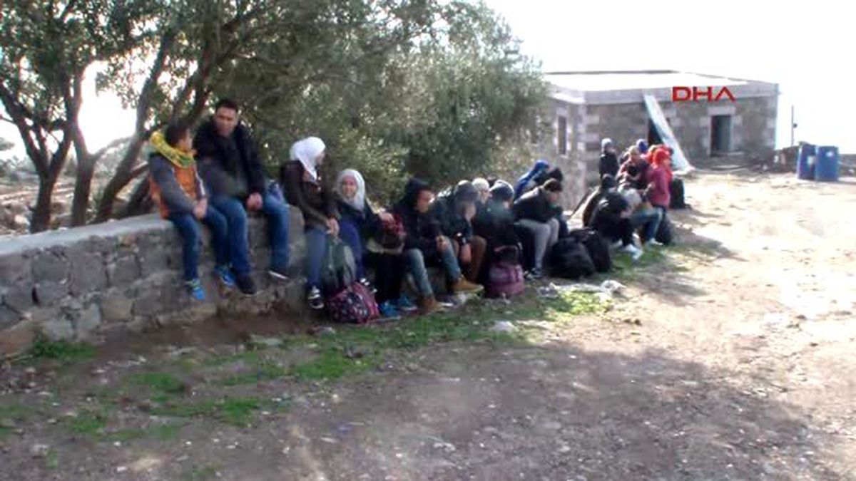 Ayvacık\'ta Jandarma 163 Umut Yolcusunu Yakalandı
