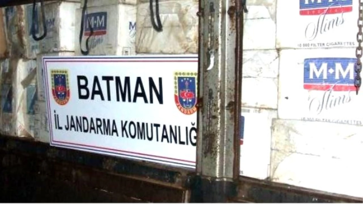 Batman\'da Kaçak Sigara Operasyonu