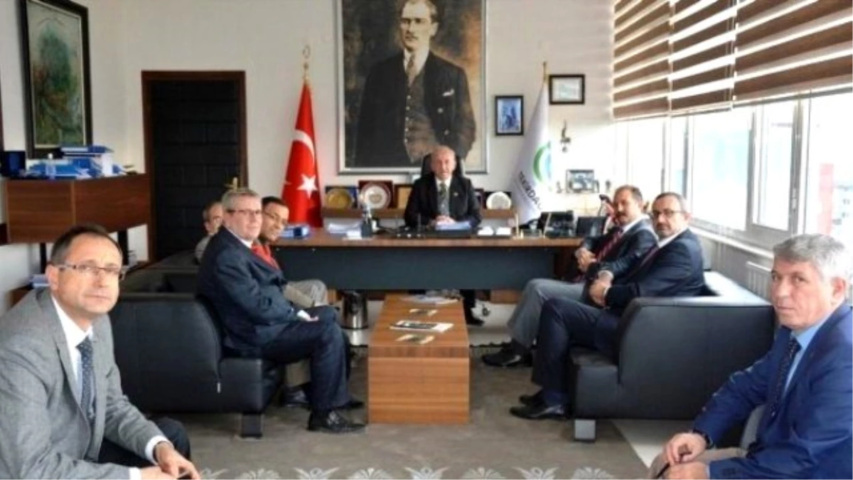 Eğitim İş Sendikası Genel Başkanı Demir\'den Başkan Albayrak\'a Ziyaret