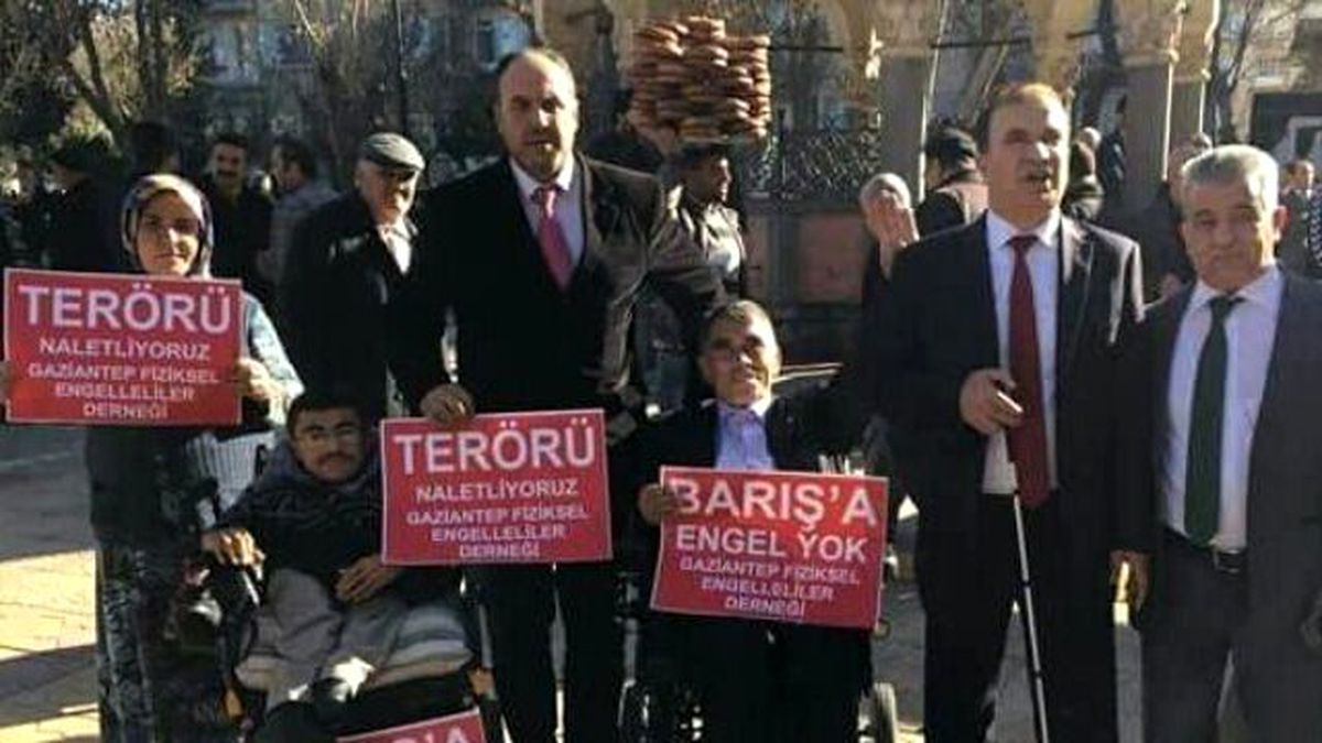 Engellilerden Teröre Tepki