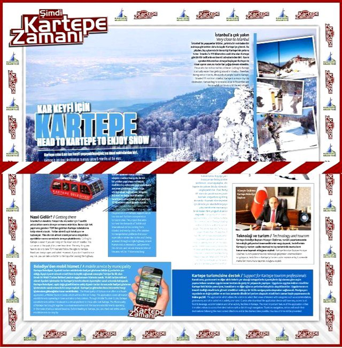 Kartepe Turizmi Hava Yolu Şirketlerinde Tanıtılıyor