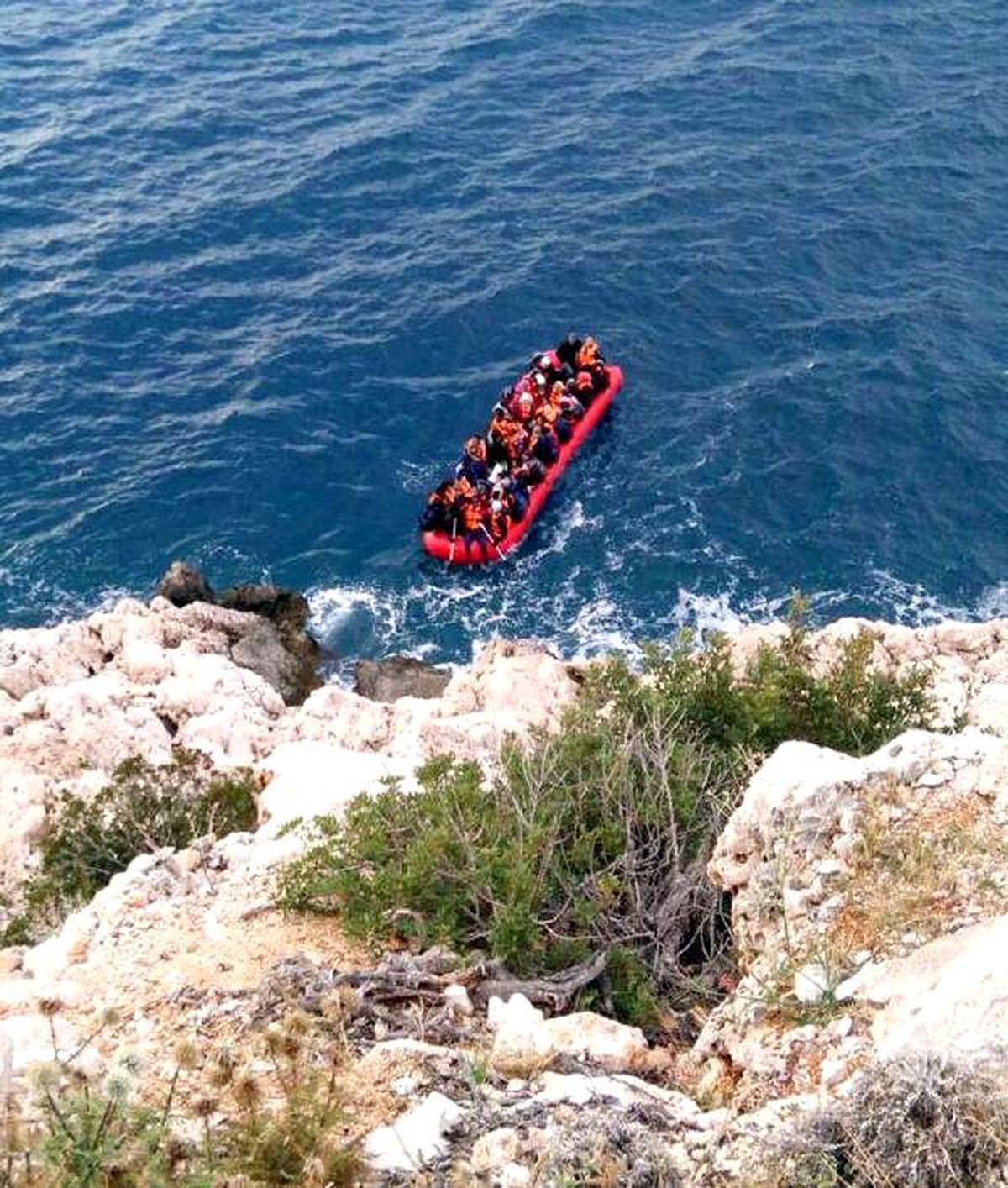 Kaş\'ta Suriyeli Kaçaklar Yakalandı