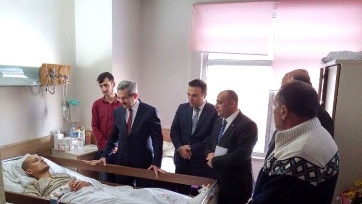 Milletvekili Ünüvar, Yaralı İşçileri Ziyaret Etti