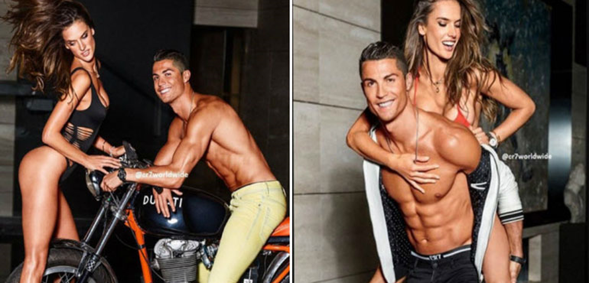 Ronaldo Meleğiyle Poz Verdi
