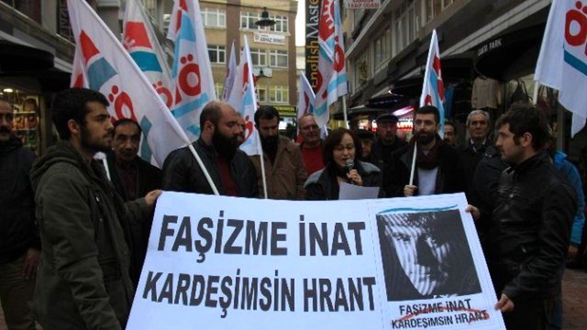 Samsun\'da Hrant Dink Eylemi