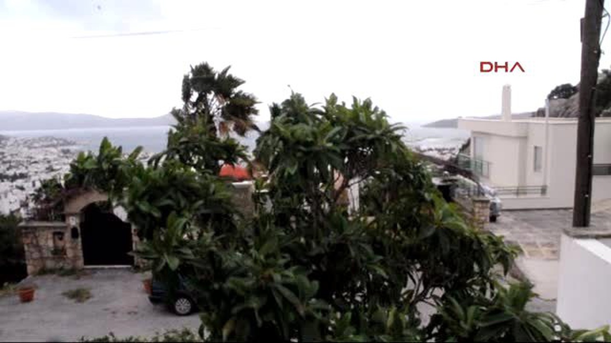 Bodrum\'da Kuvvetli Fırtına