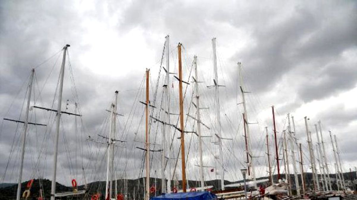 Bodrum\'da Lodos Fırtınası