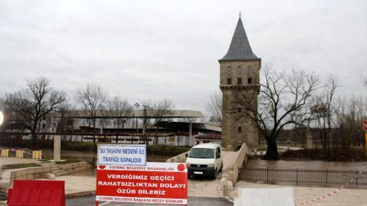 Edirne\'yi Sağanak Yağmur Vurdu (2)