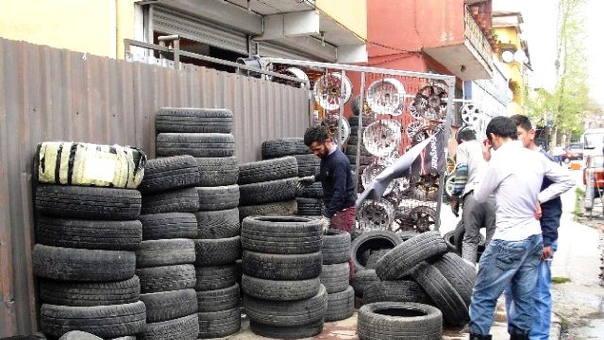 Kullanılmış Lastikler, Parklara Pist Oluyor