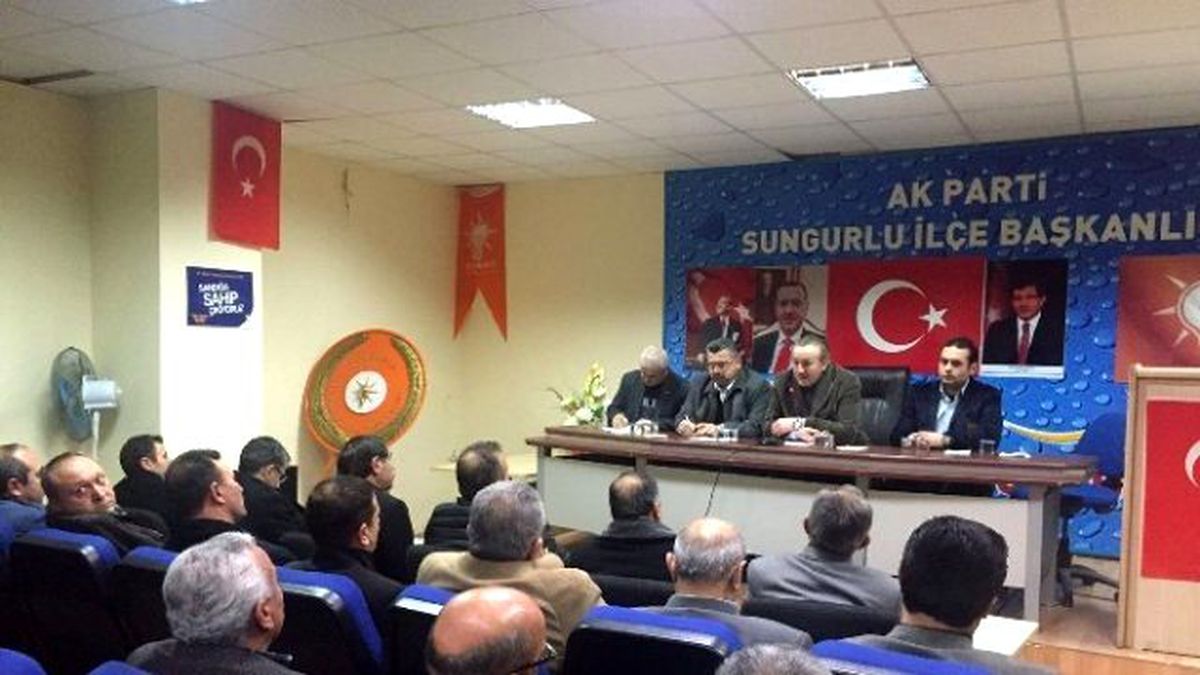 AK Parti Boğazkale ve Sungurlu İlçe Danışma Meclisi Toplantısı