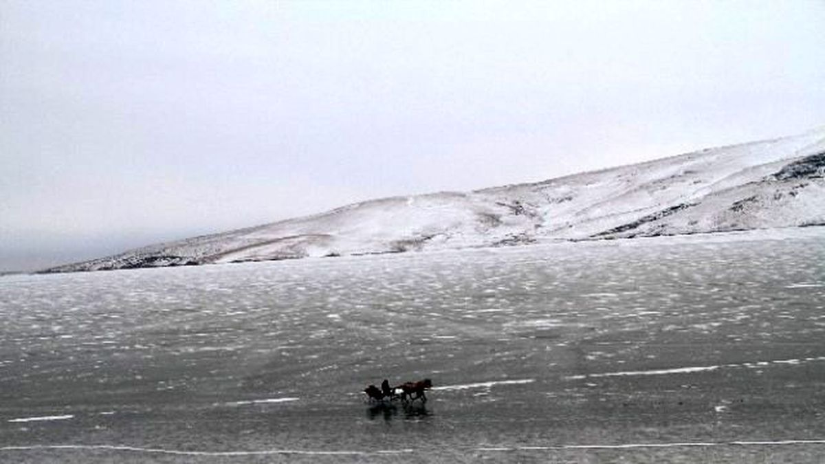 Ardahan'ı Dondurucu Soğuk Vurdu