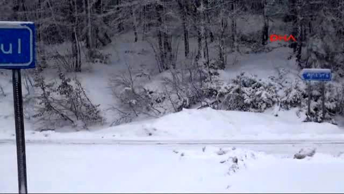 Bolu Kar, Bolu Dağı\'nda Ulaşımı Etkilemedi