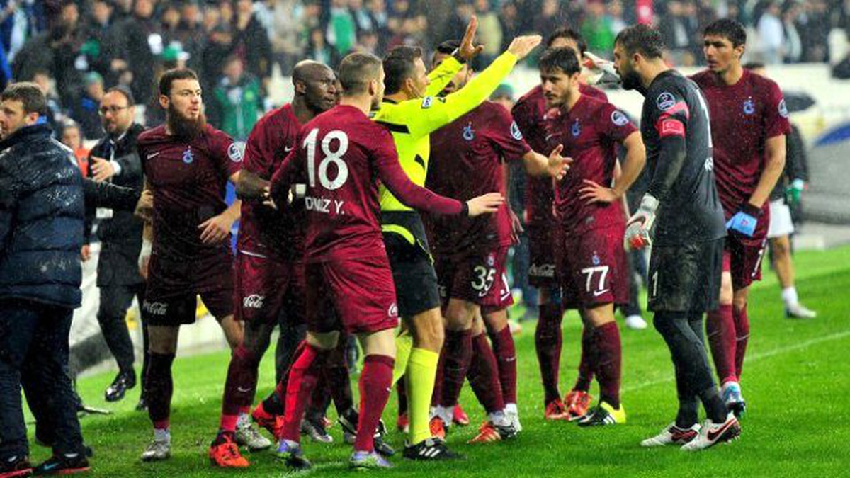 Bursaspor-Trabzonspor Maçından Kareler