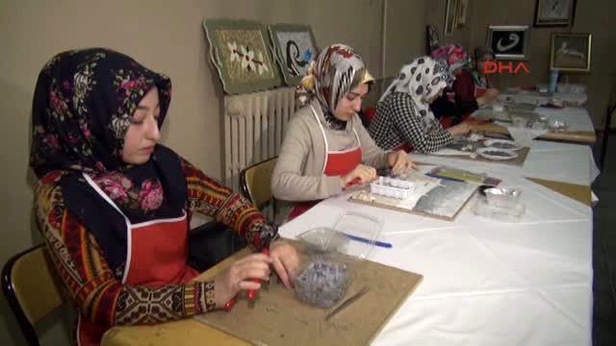 Erzincan- Ojeli Eller Mozaik Sanatı ile Birleşti