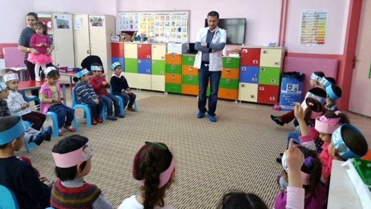Karaman\'da Genç Memur-sen, Anasınıfı Öğrencilerine Meslekleri Tanıttı