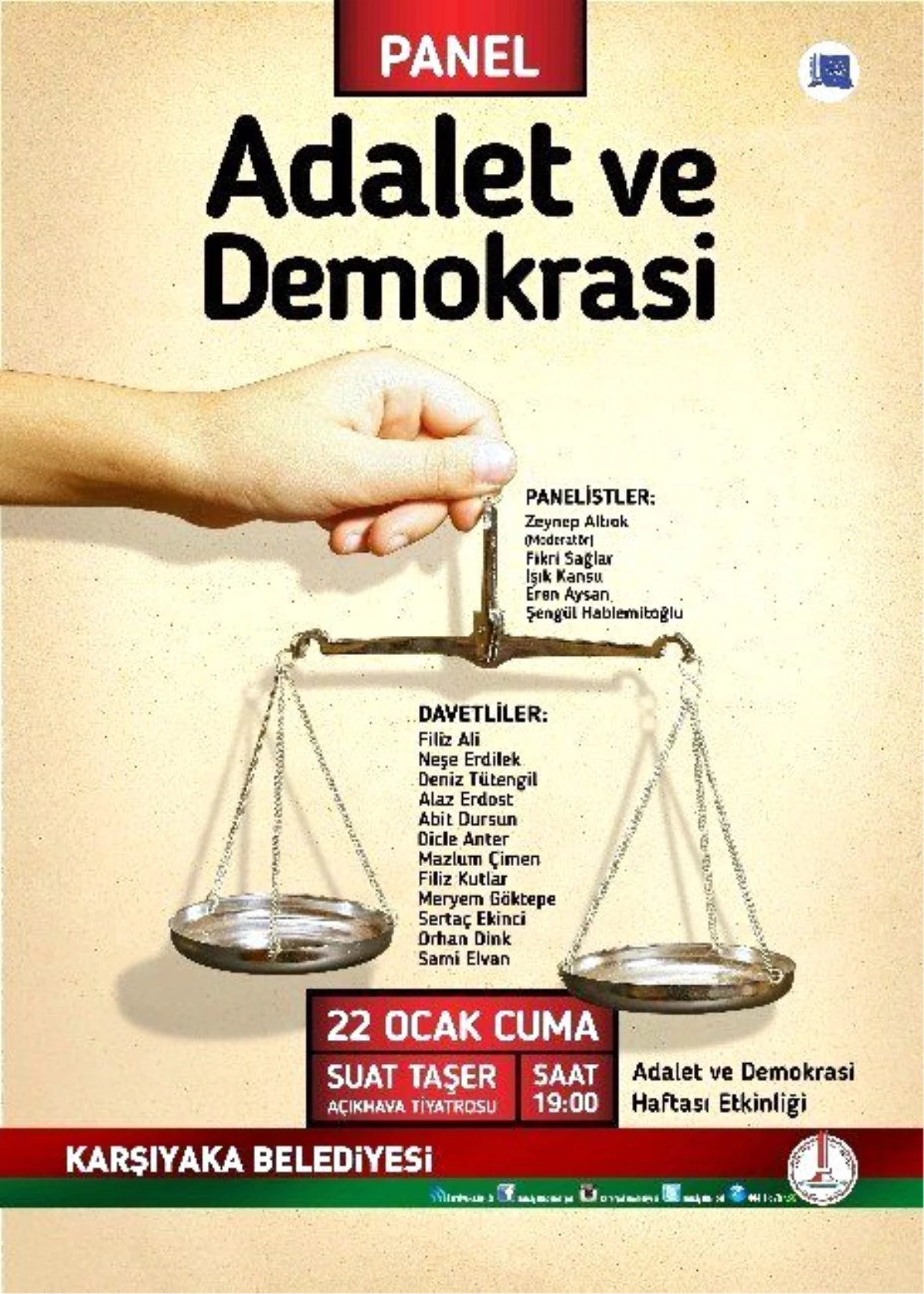 Karşıyaka\'da Adalet ve Demokrasi Haftasına Özel Panel