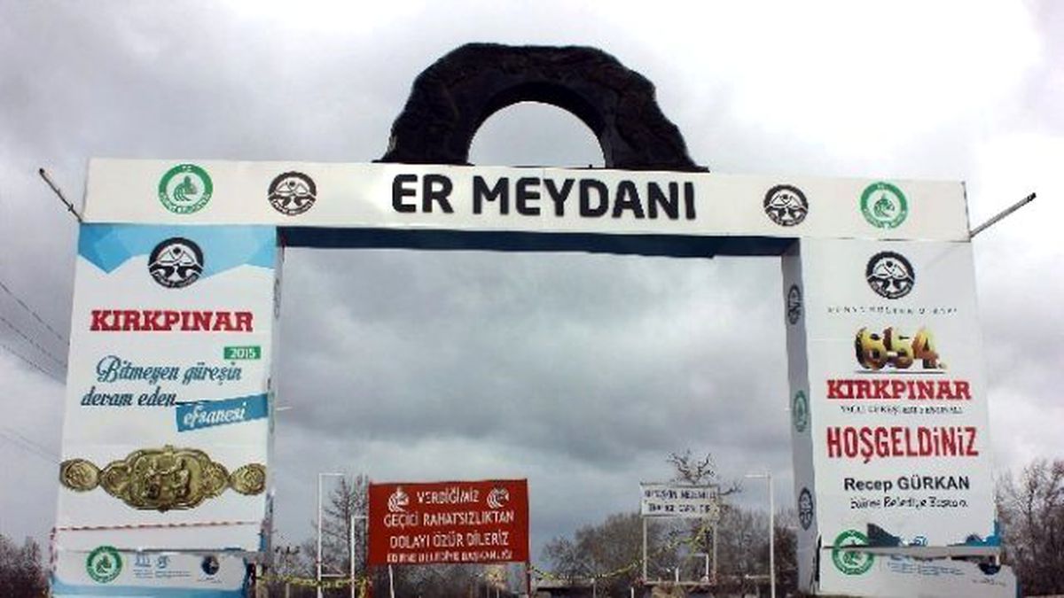 Kırkpınar Ermeydanı Sular Altında