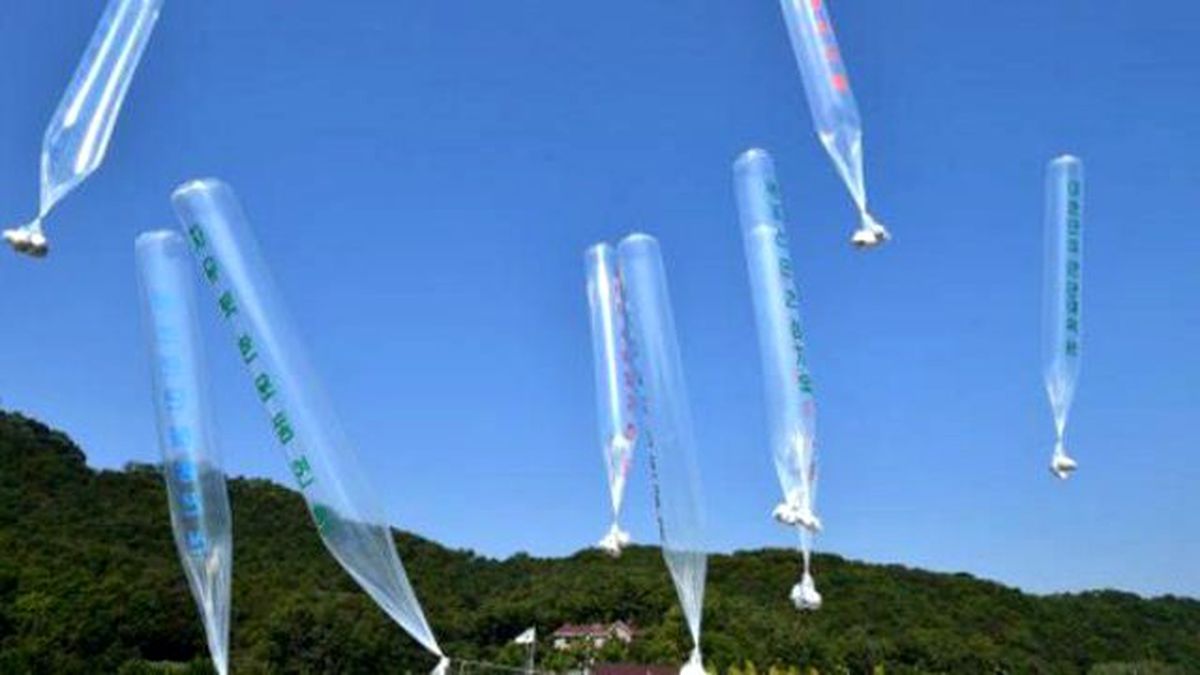 Kuzey Kore, Güney Kore'ye Propaganda Balonları Gönderdi