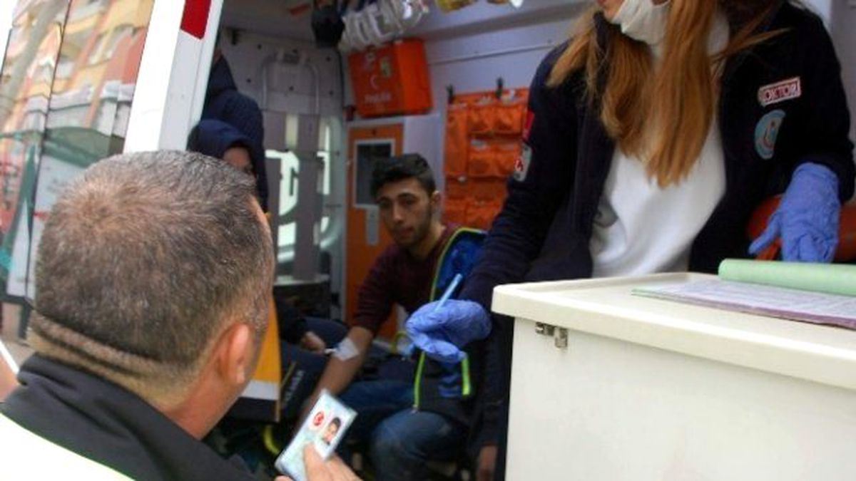 Motosiklet Devrildi: 1 Yaralı