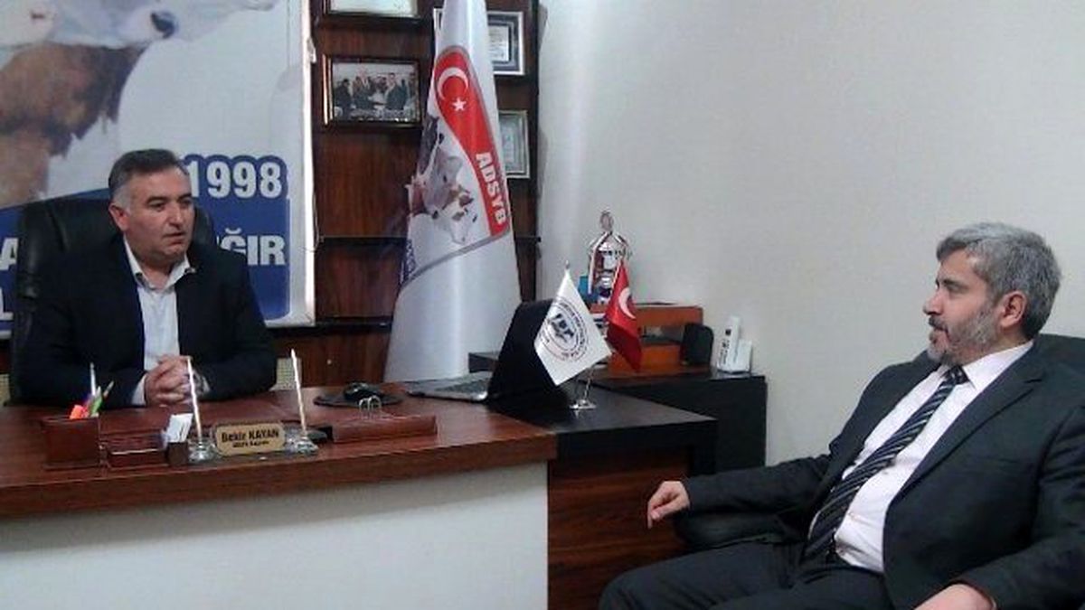 Rektör Şahin\'den Başkan Kayan\'a Ziyaret