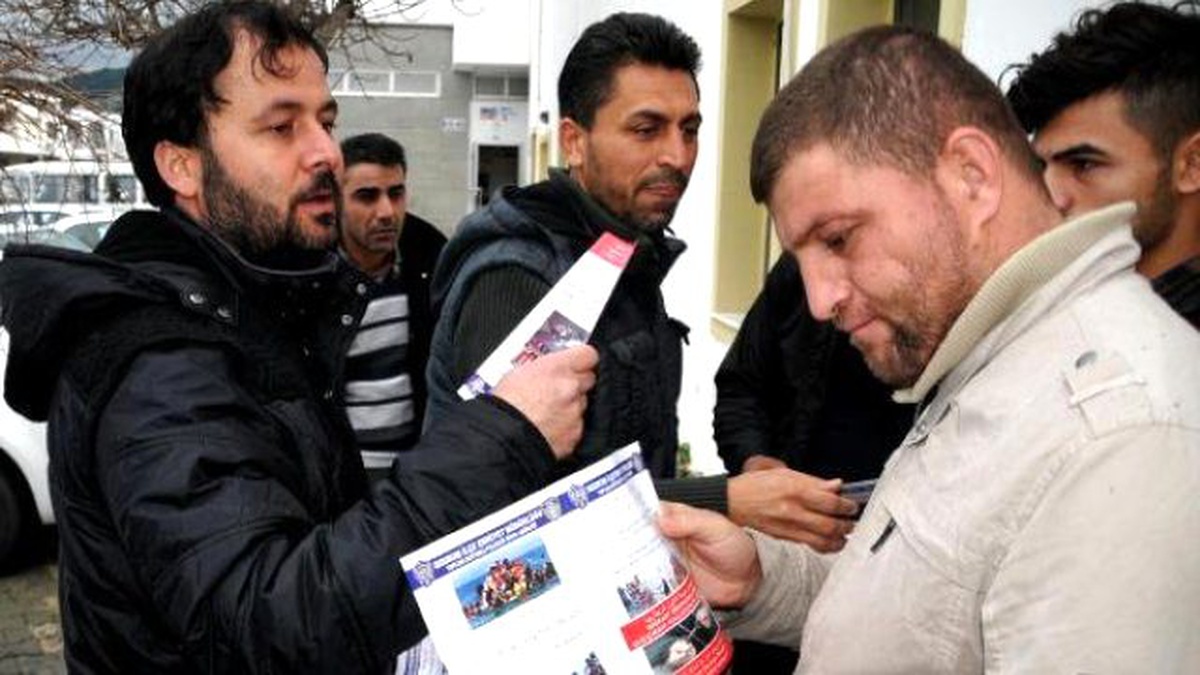 Umut Yolcularına, Aylan Bebekli Uyarı Broşürü