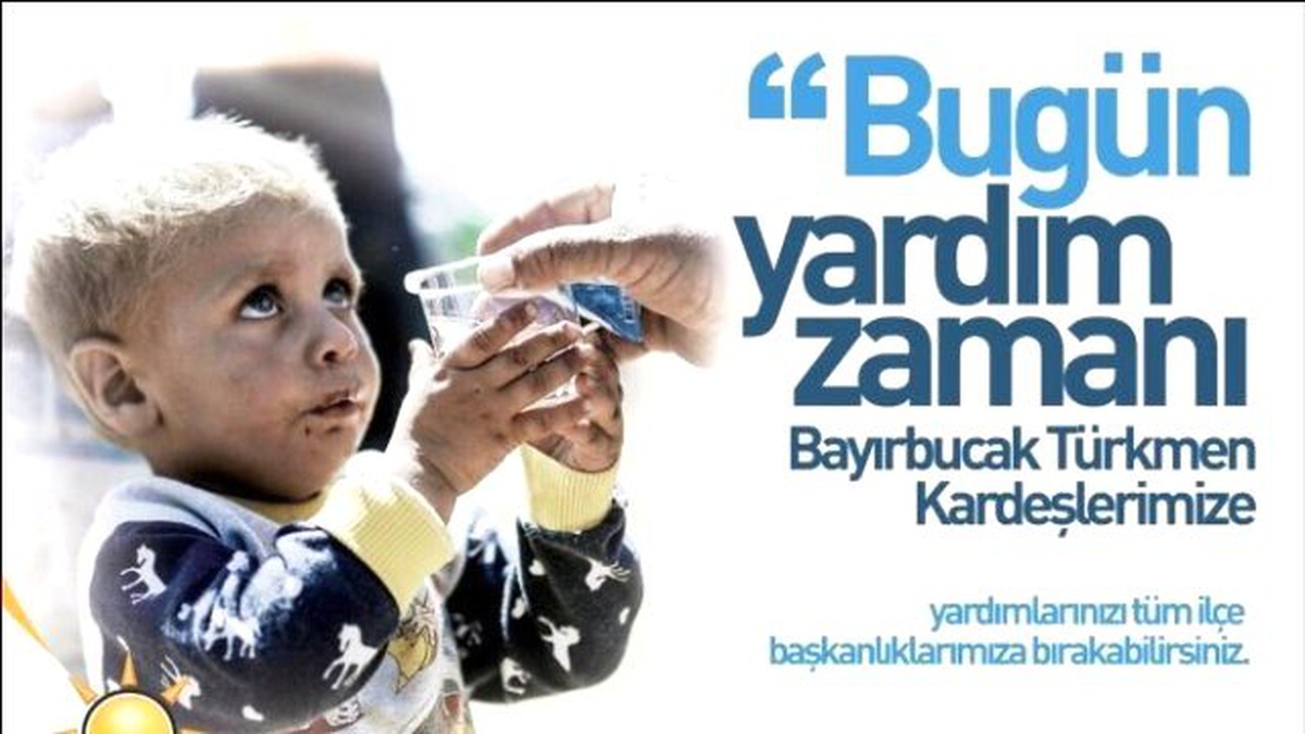 AK Parti Teşkilatları Bayır-bucak Türkmenleri İçin Yardım Kampanyası Başlattı