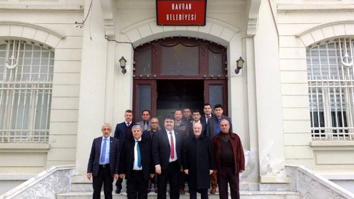 Altıeylül Belediyesin\'den, Havran Belediyesine Nezaket Ziyareti