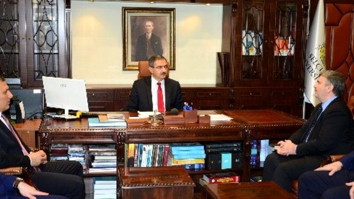Başkan Akyürek, Rektör Şahin\'i Ziyaret Etti