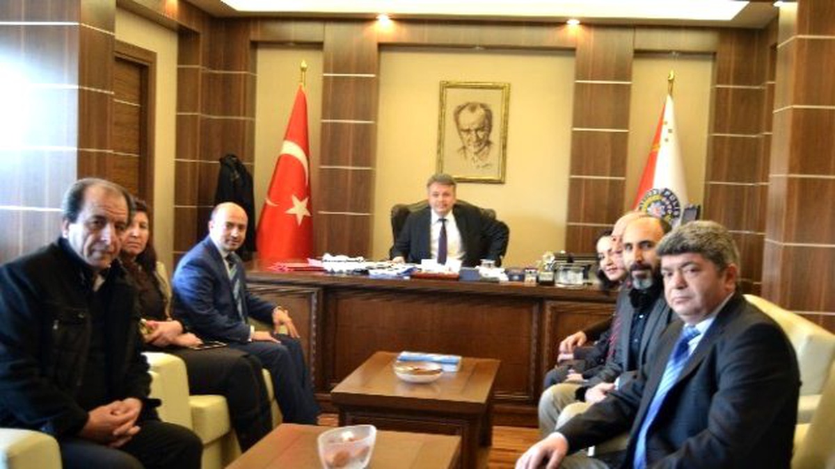 Hacıbektaşi Vakfı\'ndan Emniyet Müdürü Şahin\'e Ziyaret