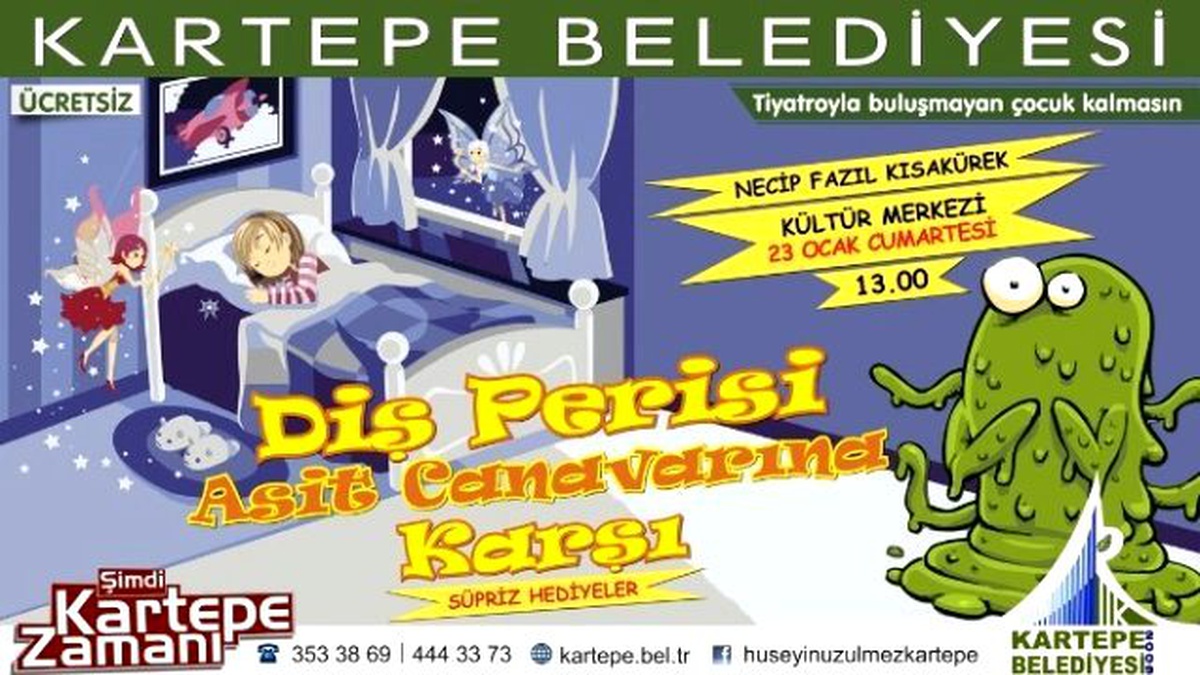Kartepeli Çocuklar Tiyatro ile Öğreniyor
