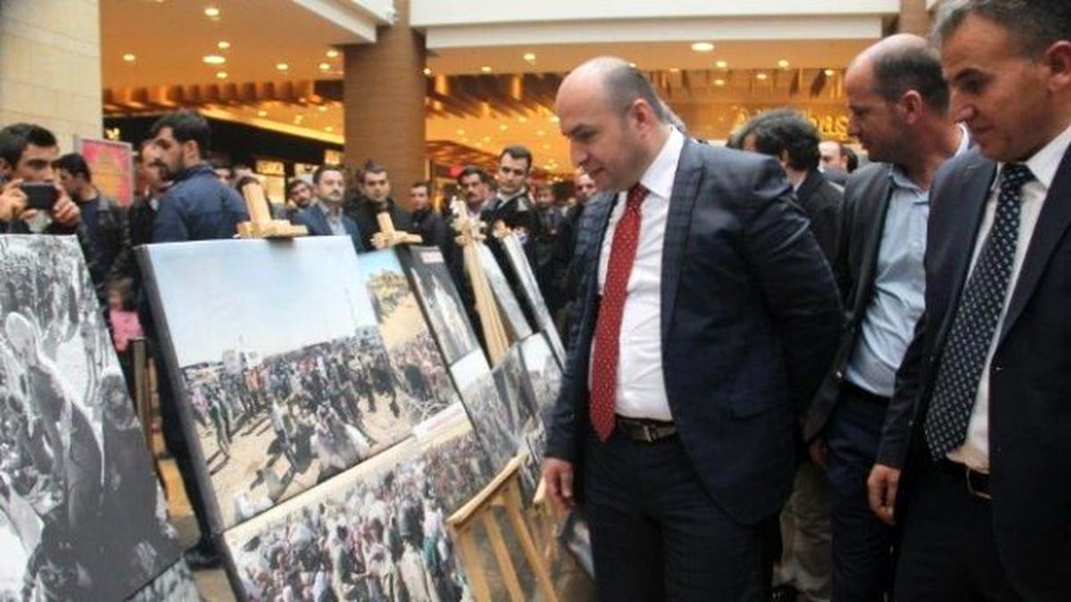 Kobani Dramı Şanlıurfa Piazza\'da Sergilendi