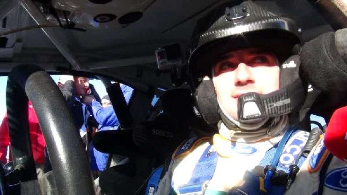 Murat Bostancı\'dan Buzda Rally Şov