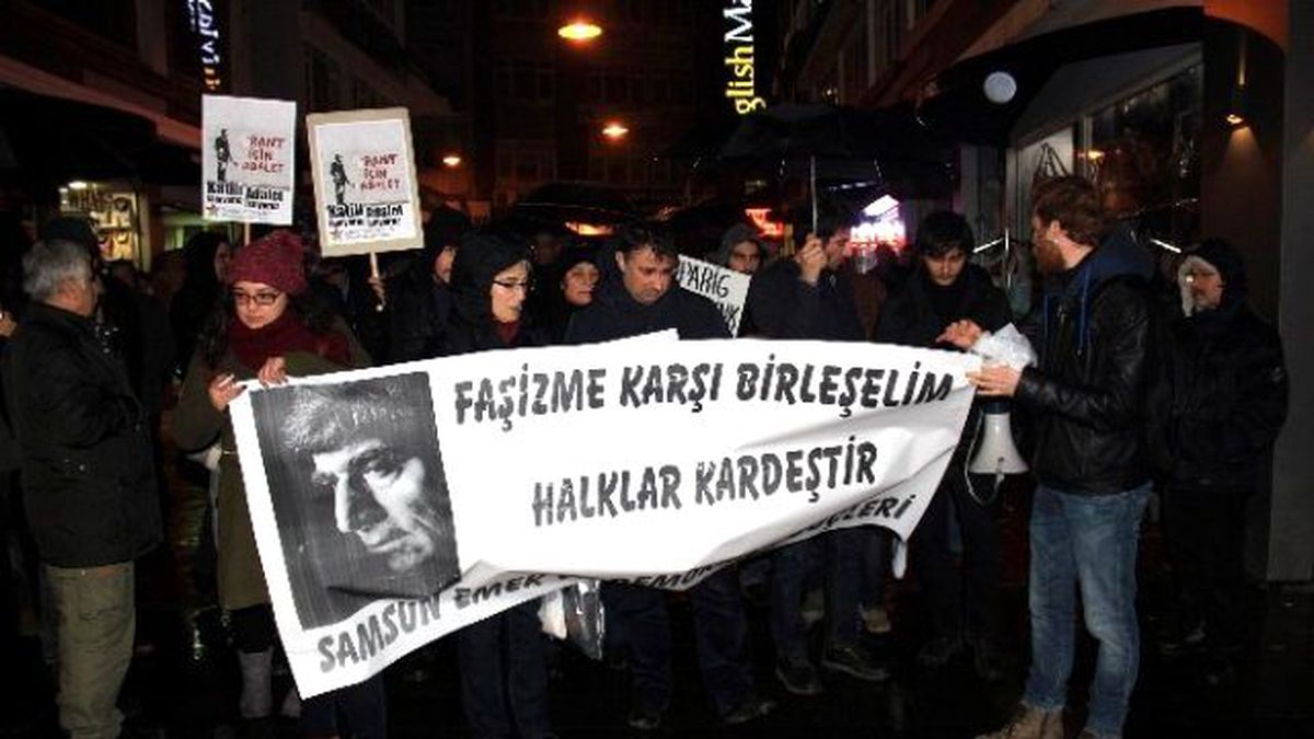 Samsun\'da Hrant Dink Eyleminde Gerginlik