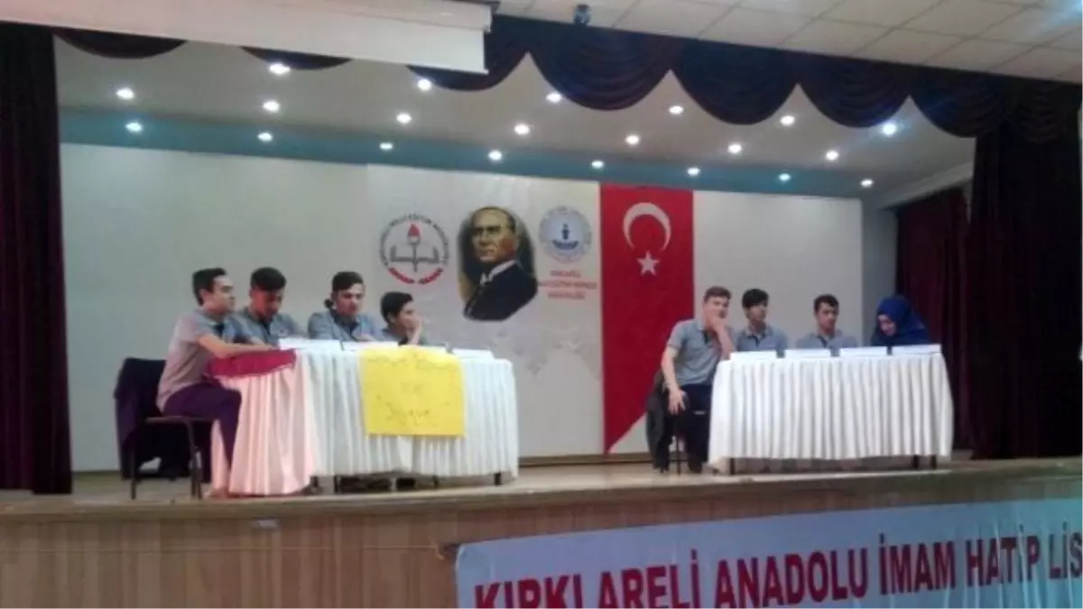 Tartışa Tartışa Anlatıyoruz-tartışa Tartışa Anlıyoruz" Münazara Etkinliği