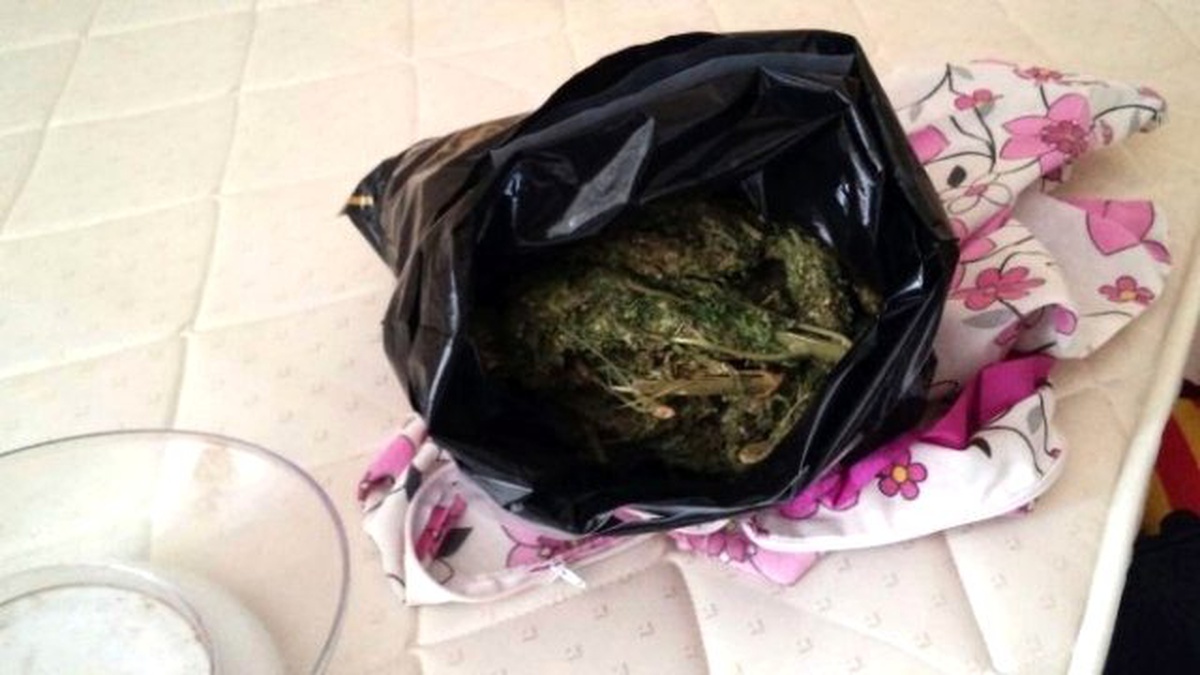 Yastık Kılıfından Esrar Çıktı