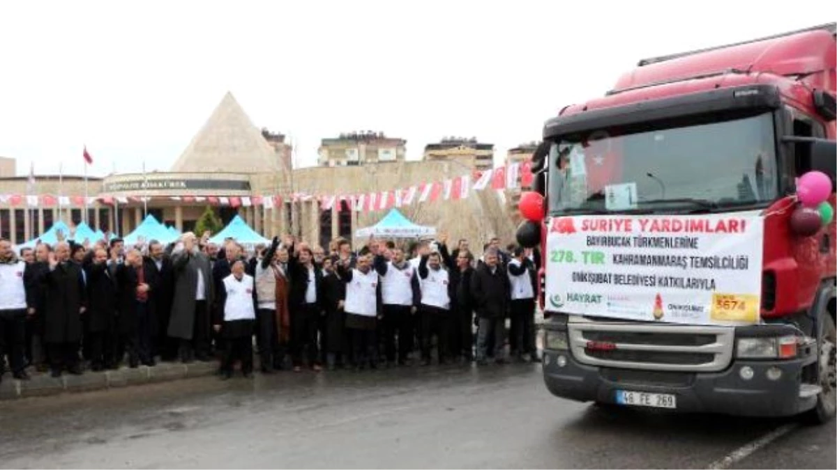 Kahramanmaraş\'tan Bayırbucak Türkmenlerine Yardım