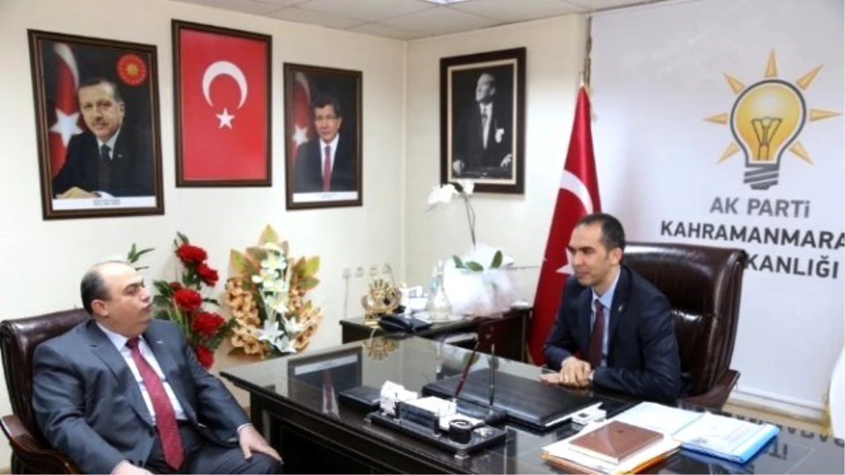 Kmtso Yönetimi AK Parti İl Başkanı Özdemir\'e Tebrik Ziyareti