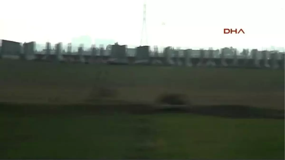 Nusaybin\'de, Suriye Sınırına 3 Metrelik Beton Duvar Döşeniyor